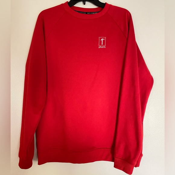 1st Phorm Red Crewneck Sweatshirt- Limited Run - Picture 1 of 3